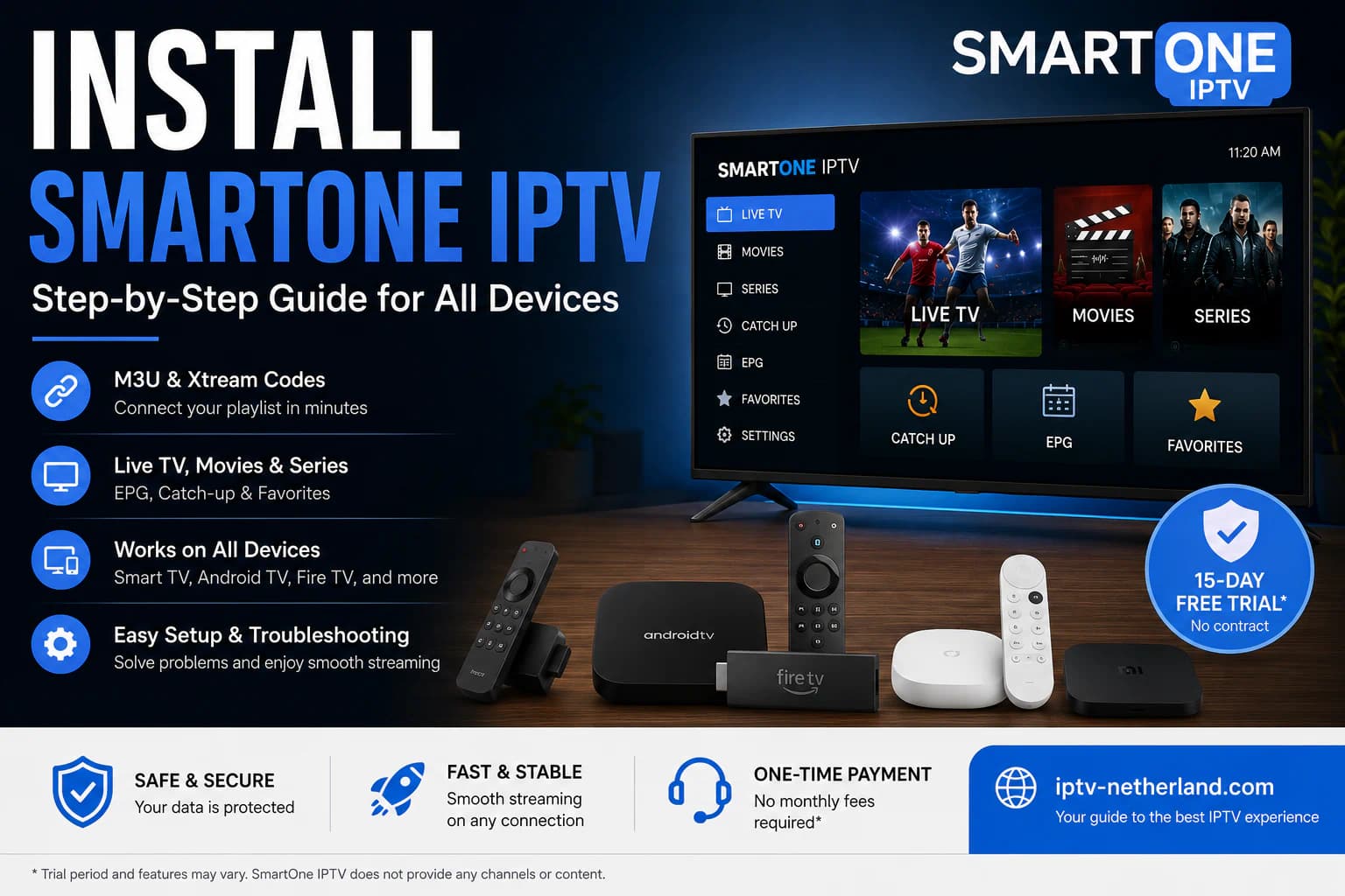 How to Install SmartOne IPTV: Complete Smart TV Guide (2026)
