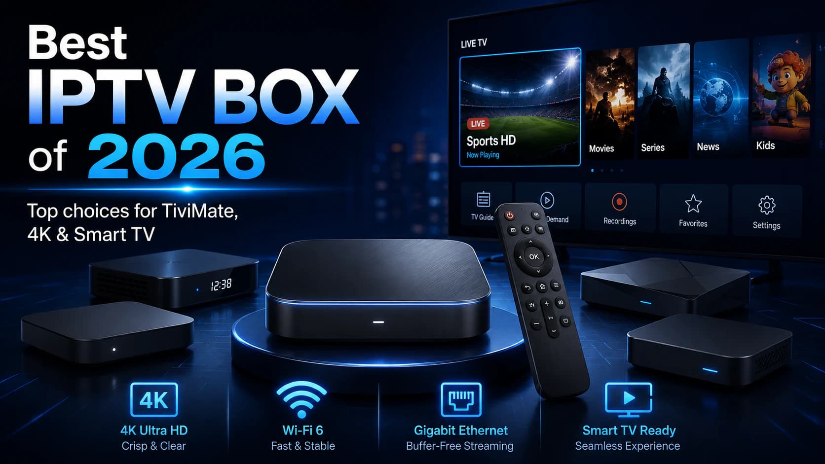 Best IPTV Box of 2026: Top 6 for TiviMate, 4K & Smart TV