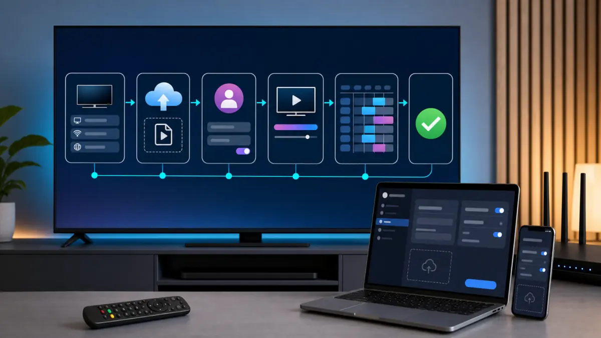 Een IPTV-account instellen via IBO Player of SmartOne op een LG Smart TV.