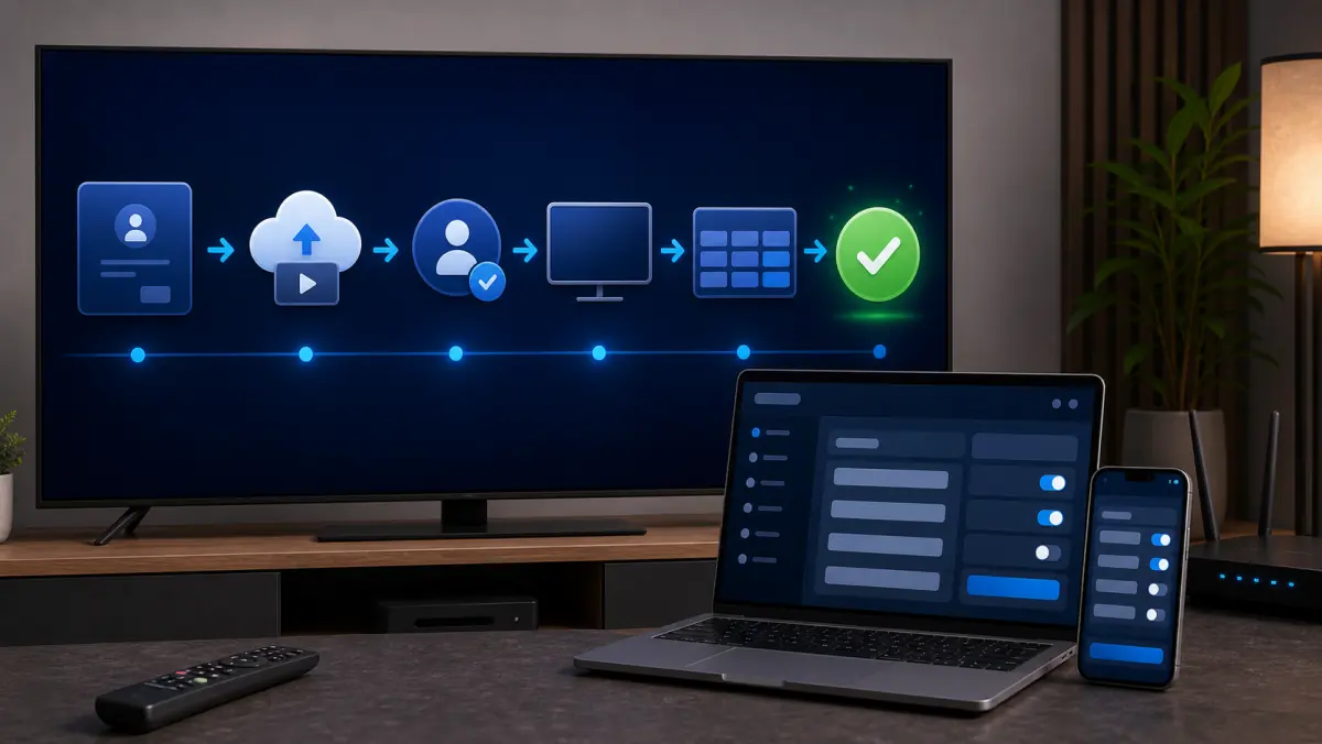 Instellen van een IPTV-account via IBO Player of SmartOne op Samsung TV.