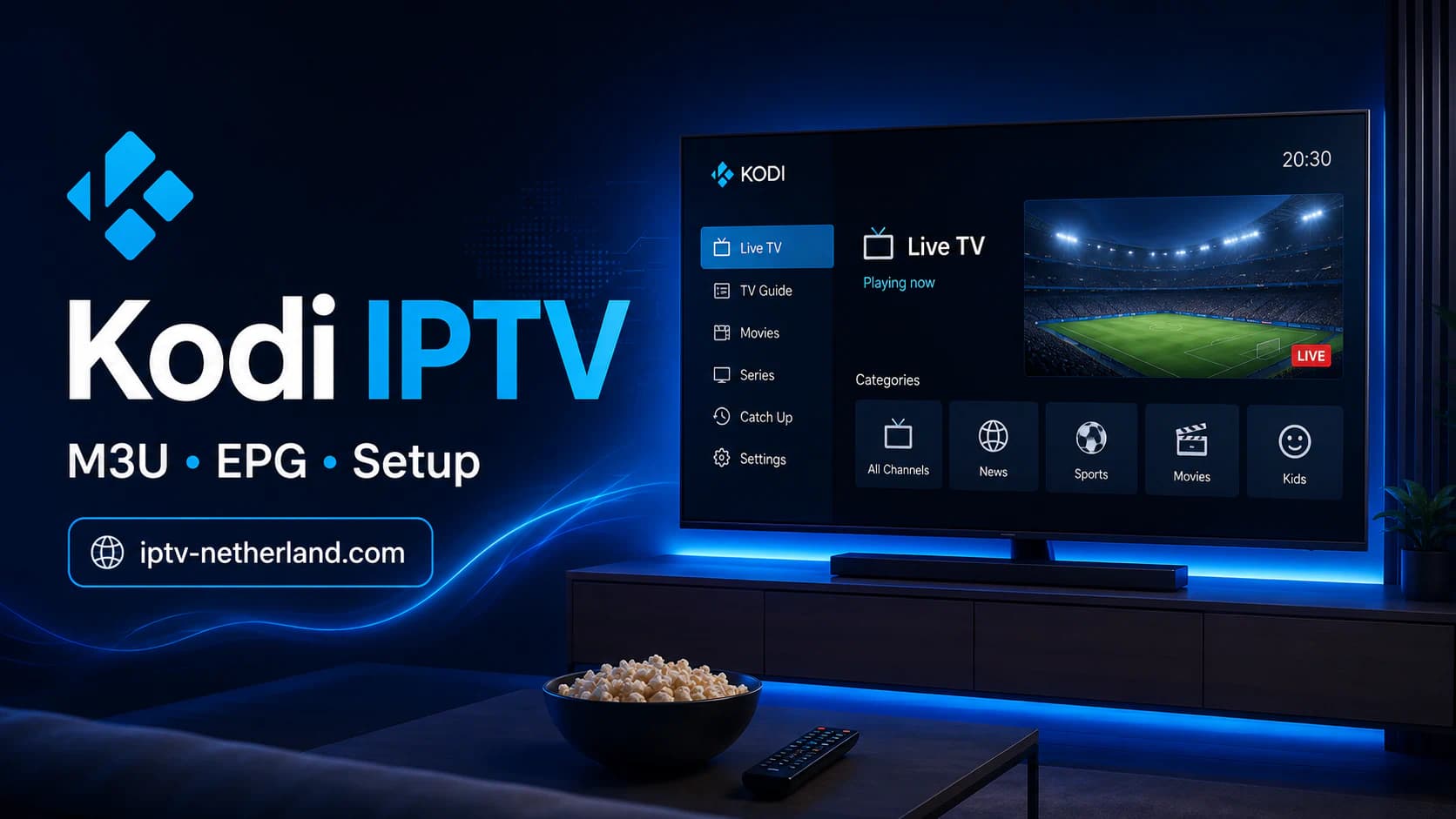 Kodi IPTV Setup: M3U, PVR IPTV Simple Client & EPG (2026)