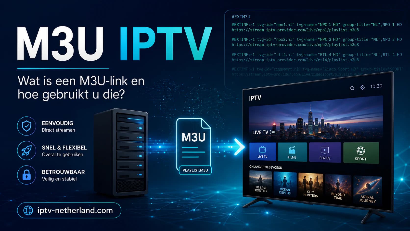 M3U IPTV: Wat is een M3U-link en Hoe Gebruikt u Die? (2026)