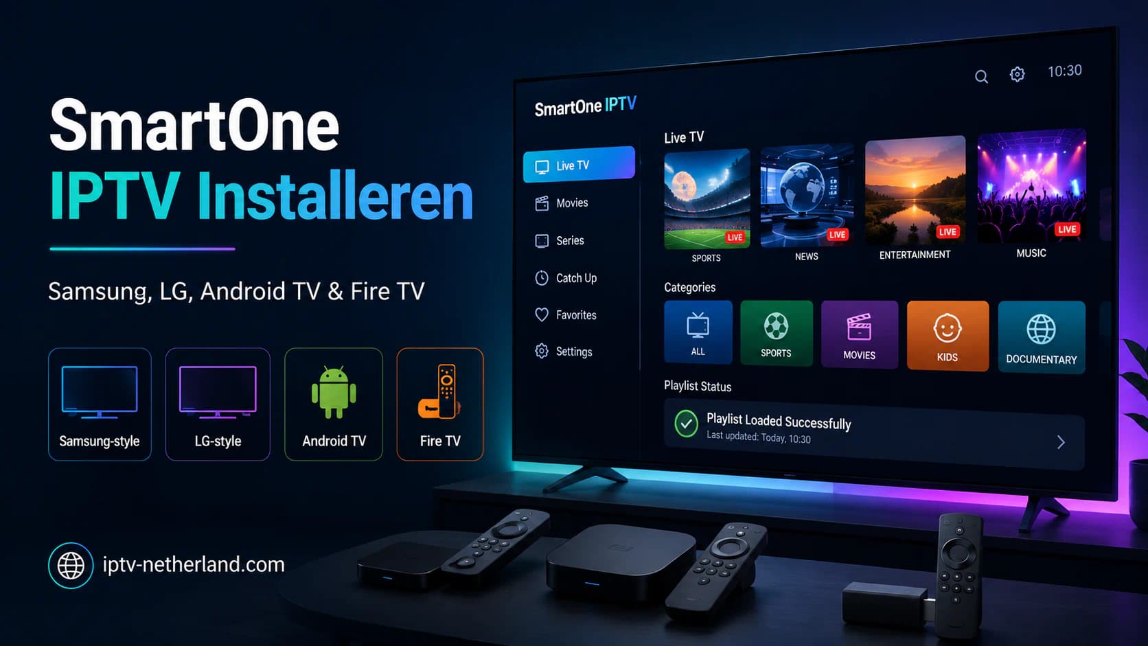 SmartOne IPTV Installeren: Complete Handleiding voor Smart TV (2026)