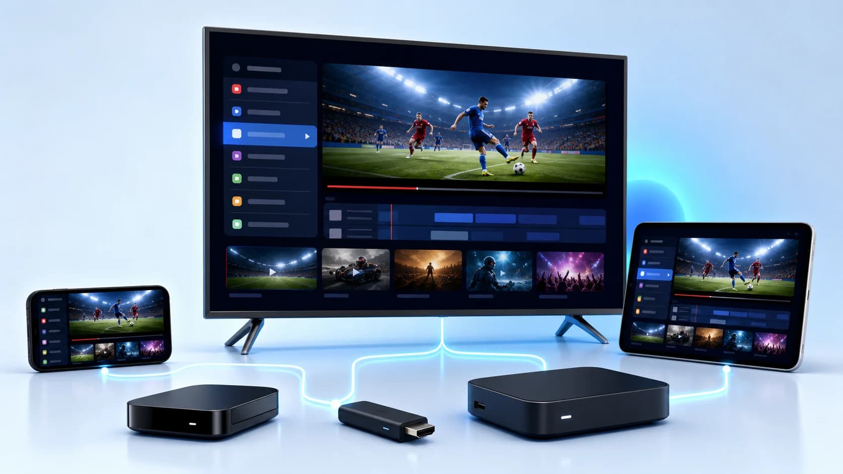 IPTV op Smart TV, streamingboxen, tablet en smartphone